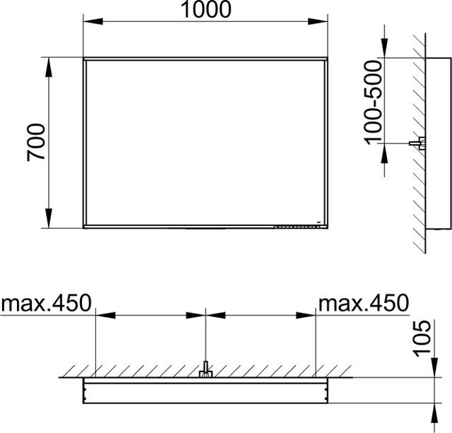 33098ZZ2500 Зеркало с подсветкой KEUCO Plan - Вид №11