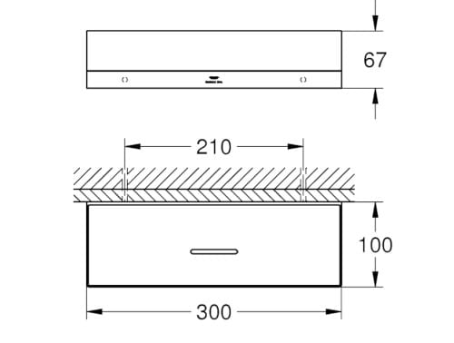 Металлическая мыльница для душа Grohe Allure New ARCH-00004062 - Вид №3