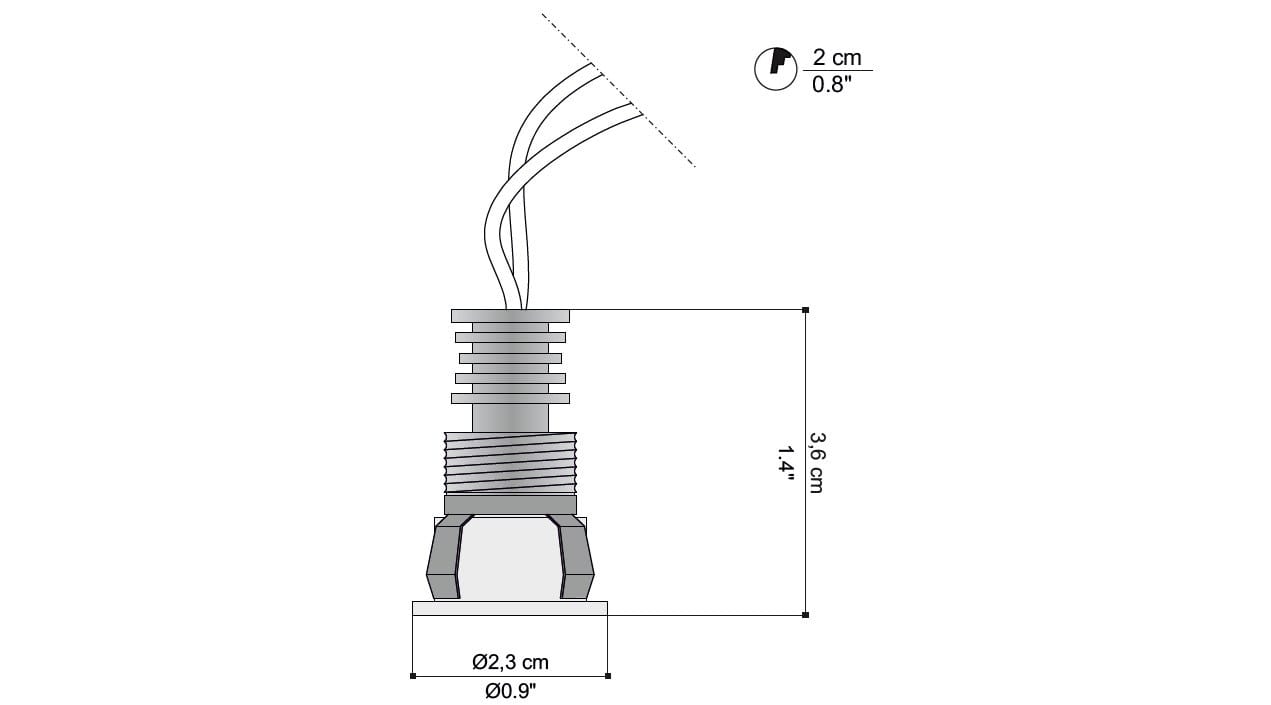 Круглый светодиодный светильник EGOLUCE точка ARCH-00113901 - Вид №3