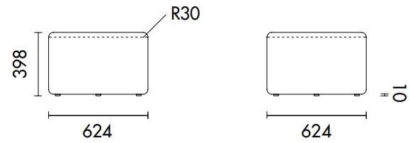 Grado Design Пуф из круглой ткани с обивкой Geometry pouf sun-id-1498813 - Вид №3