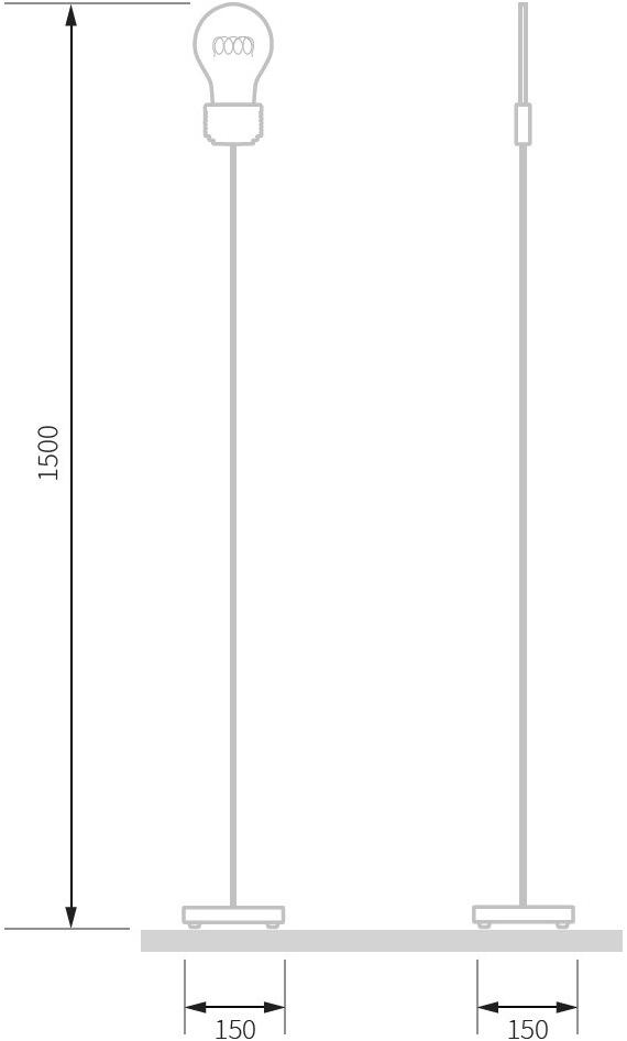 Essenzialed Светодиодный торшер Cara vecchia lampadina sun-id-1509104 - Вид №2