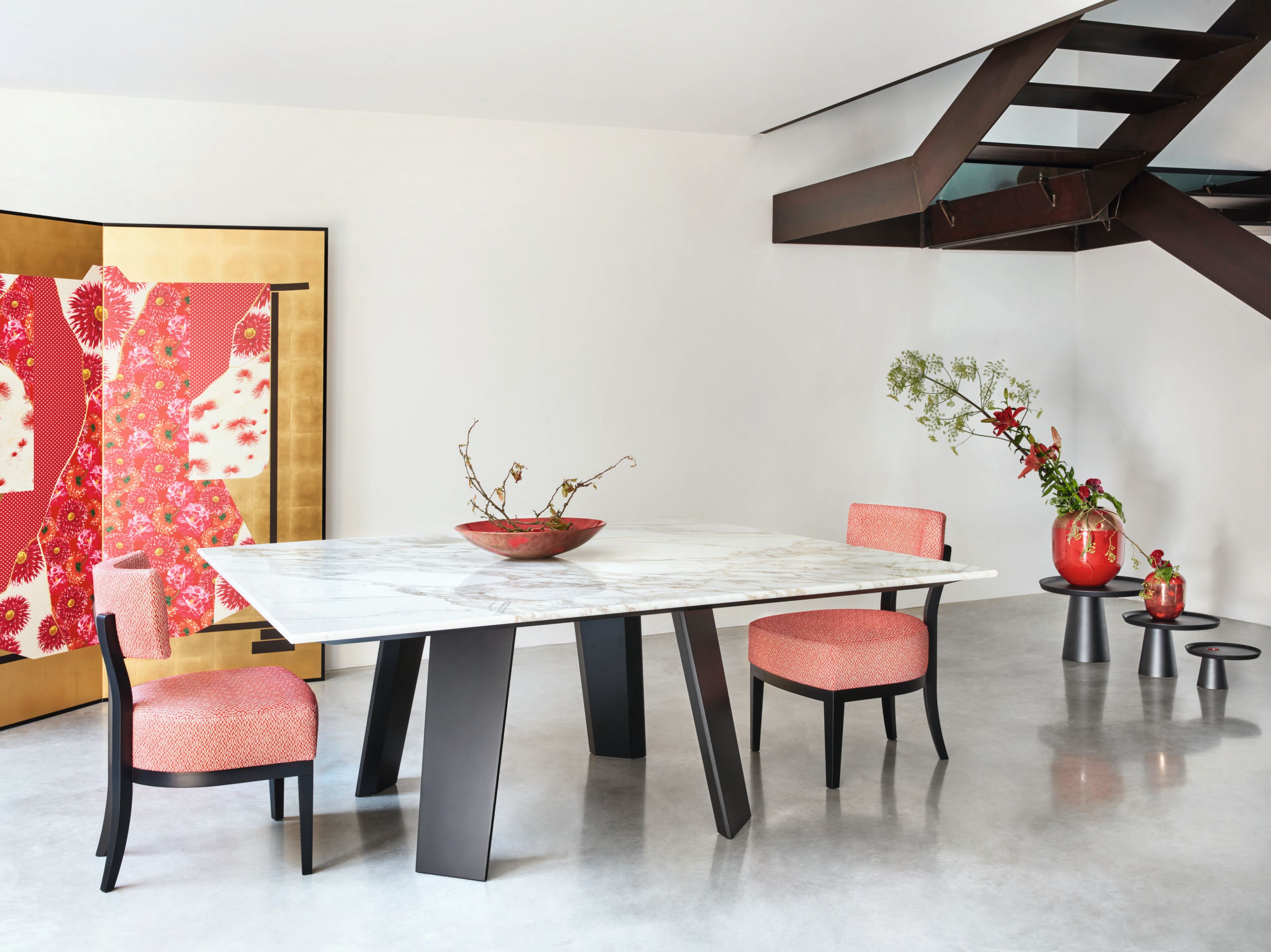 Круглый керамический журнальный столик K-3 Maiko ARCH-00129657 - Вид №2