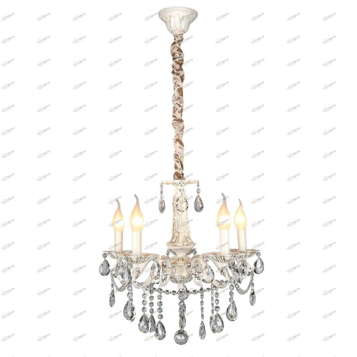 Подвесная люстра Omnilux OML-77203-05 OMNILUX OML-772 185596 Бежевый 