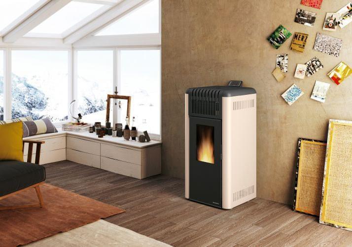 PALAZZETTI Пеллетная печь из стали и стекла класса а + sun-id-1407021 - Вид №3