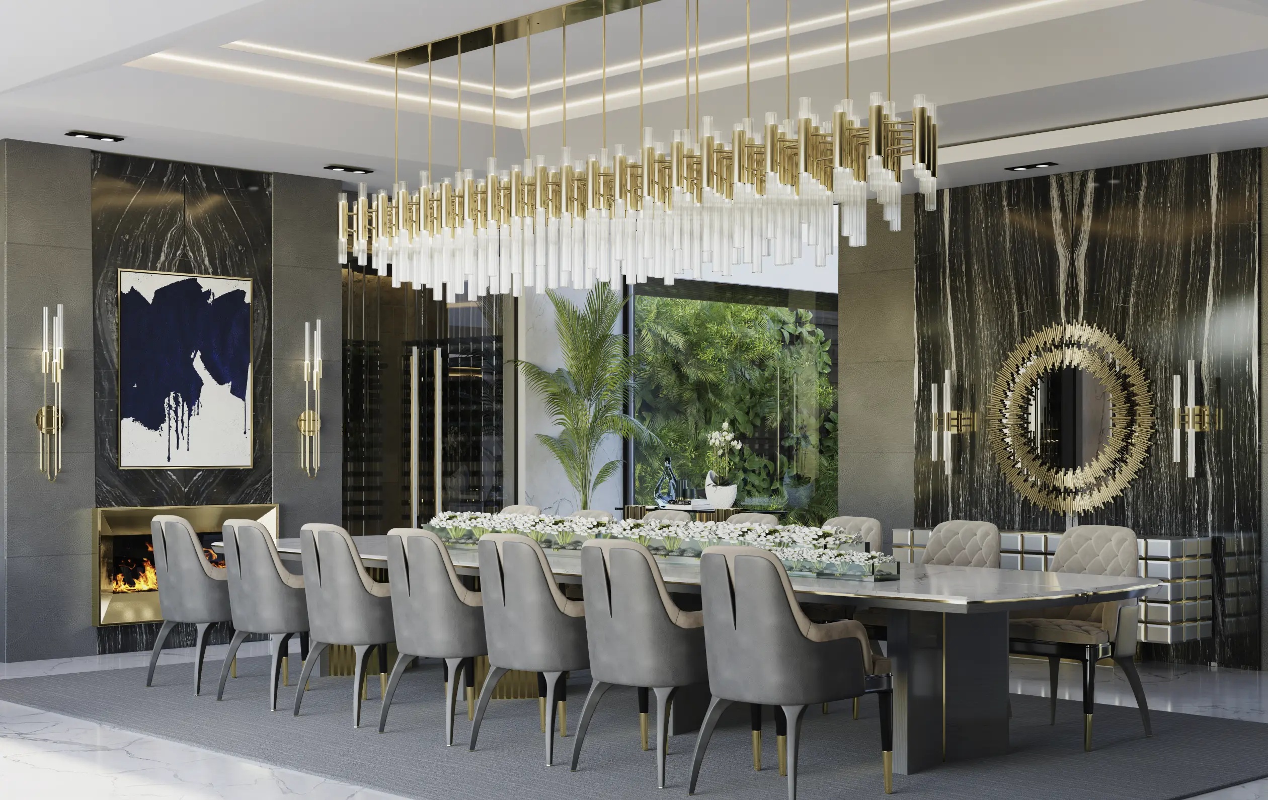 Прямоугольная подвеска LUXXU Waterfall 49 - Вид №2