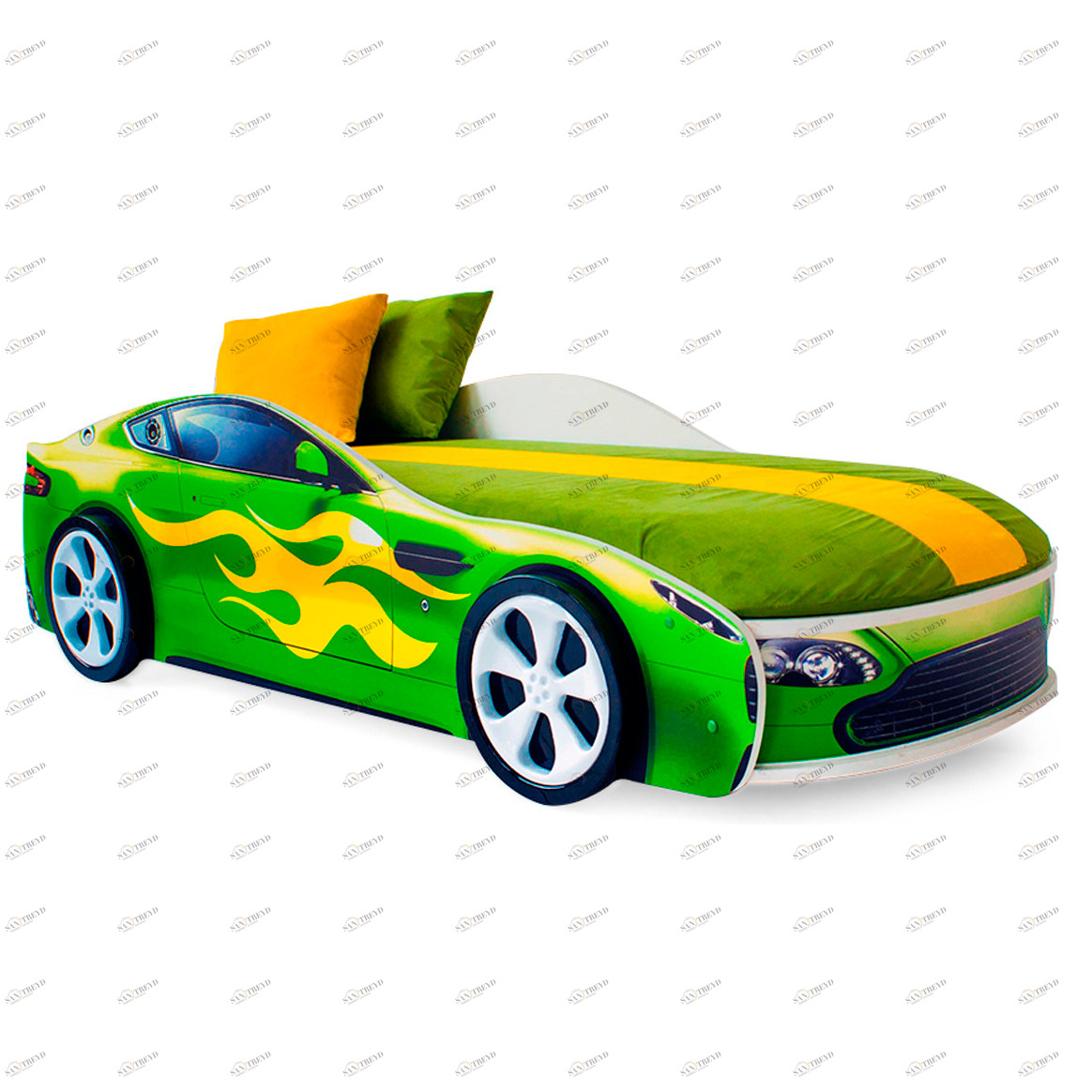 Цветной чехол для матраса "Бондмобиль" зеленый БЕЛЬМАРКО  326912 Зеленый Santreyd 