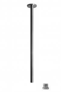 70977 / RP INOX Потолочный излив из матовой нержавеющей стали 316 с пультом дистанционного управления с прогрессивным картриджем. Bongio Time2020