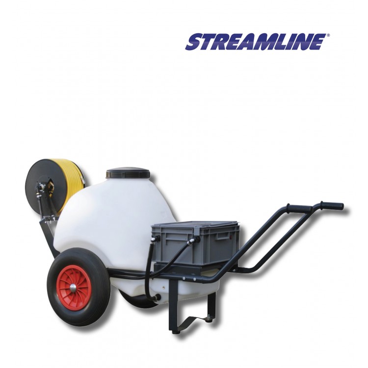 TR125-SL-BC-SFC5-1 STREAMLINE Мобильная система для высотной мойки фасадов окон и витрин TR125-SL-BC-SFC5-1 бак 125 литров 