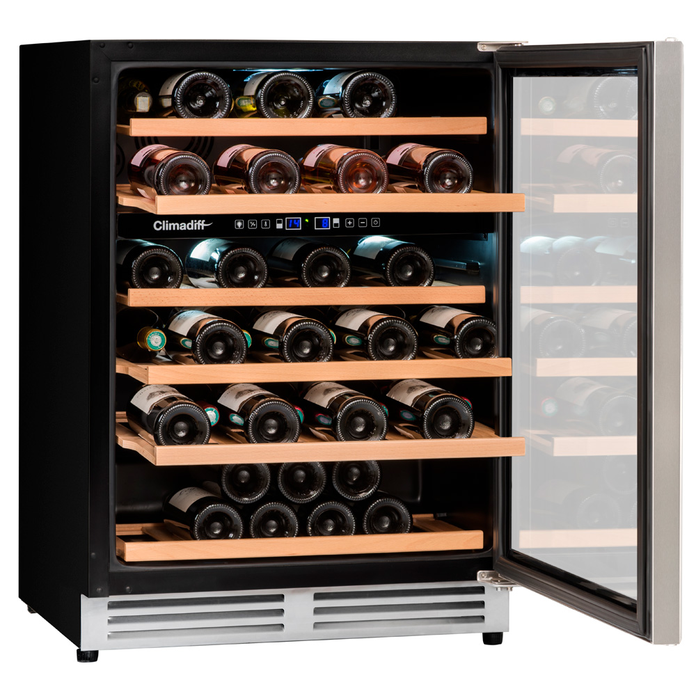 9988985 Винный шкаф Climadiff CBU51D1X серебристый STDN-0004148 - Вид №3