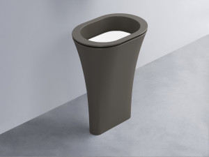 AMLA65-FN+AMPILO-BL+AMCOLO-FN Раковина Amedeo Ovale отдельностоящая cielo Enjoy + Amedeo