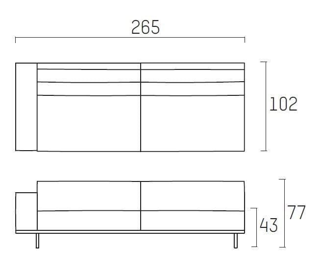 Секционный диван с огнестойкой обивкой Piet Boon DON living ARCH-00064056 - Вид №10