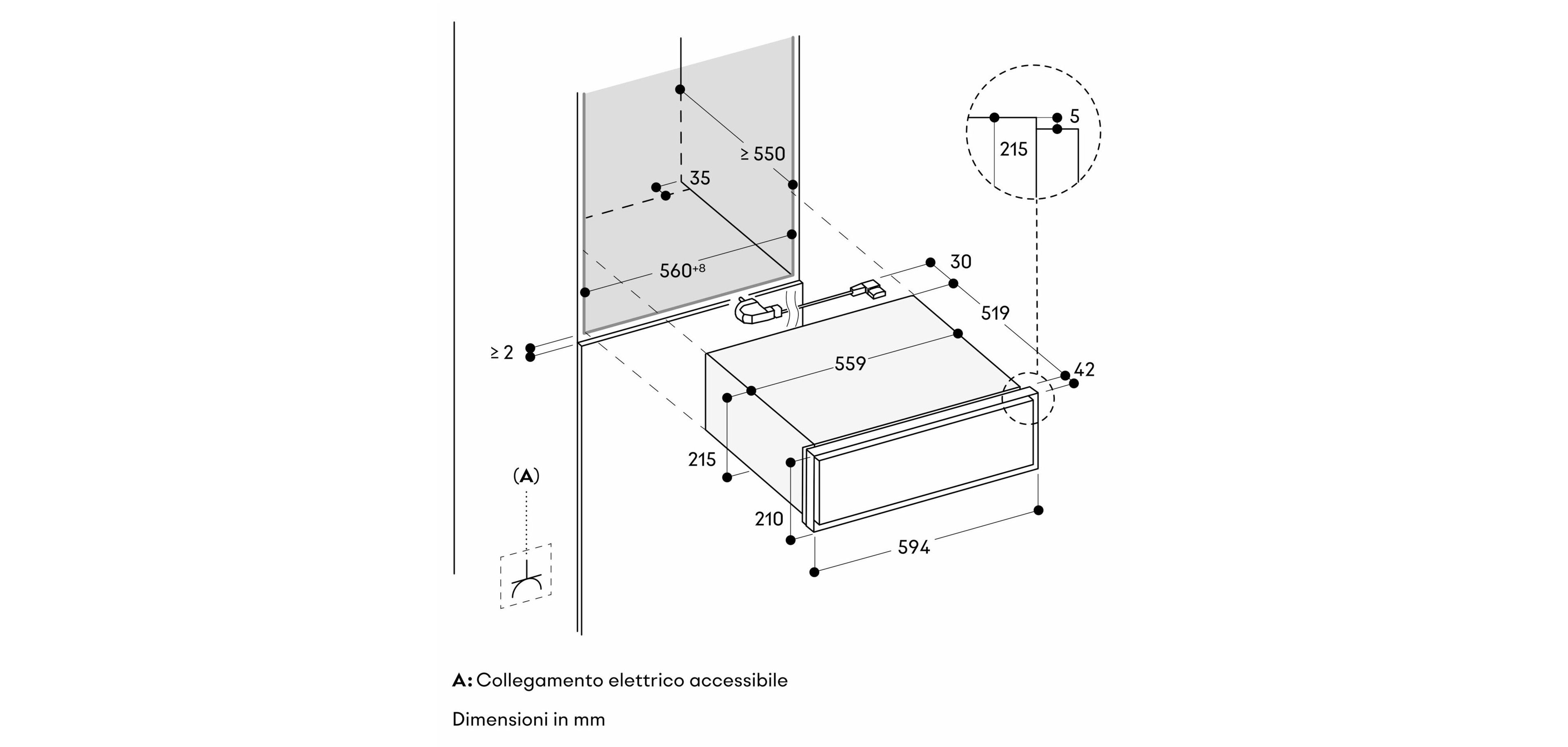 Встраиваемый подогреватель еды из нержавеющей стали GAGGENAU Expressive ARCH-00039354 - Вид №3