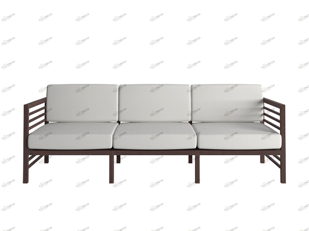 Уличный диван белый "Tenerife" FURNITERA TENERIFE 120375 Белый;коричневый 