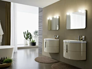 Ideagroup Тумба под умывальник, лакированная Moon