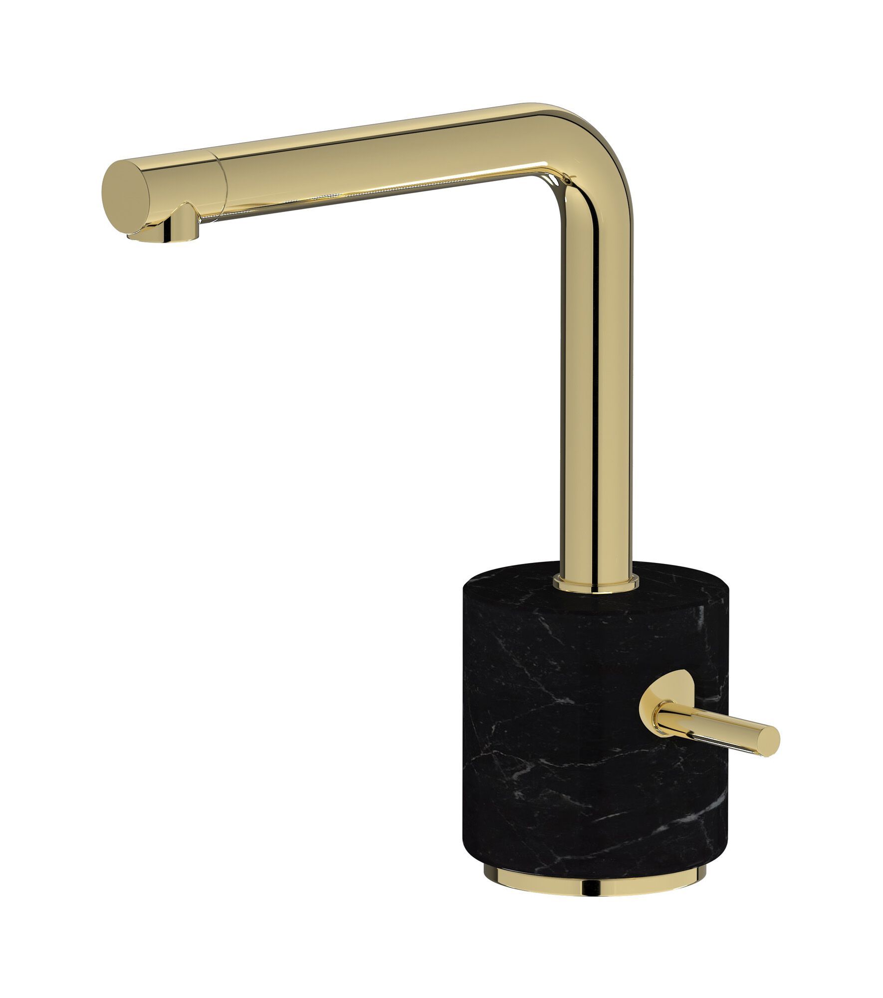 Смеситель для раковины с одной ручкой из мрамора IB мрамор + мрамор Elle ARCH-00119107 - Вид №7