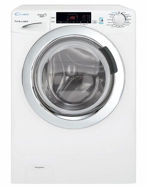 GVS4 137TWC1/2-07 Стиральная машина / узкая стиральная машина, 85x60x40, grando vita smart touch, smart touch, 18 программ, функция пара, загрузка фронтальная, 8кг, до 1300 об/мин при отжиме, дисплей, белая Candy Santreyd 
