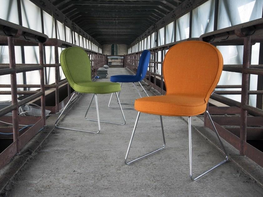 Adrenalina Санный стул с обивкой из ткани B4 sun-id-1456826 - Вид №3