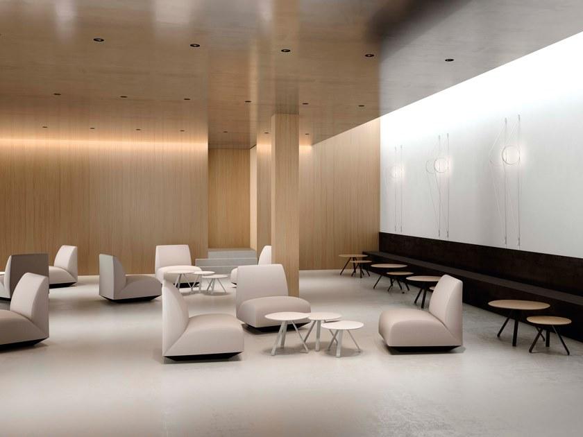 Systemtronic Круглый столик из фанеры с кромкой HPL sun-id-1460256 - Вид №4