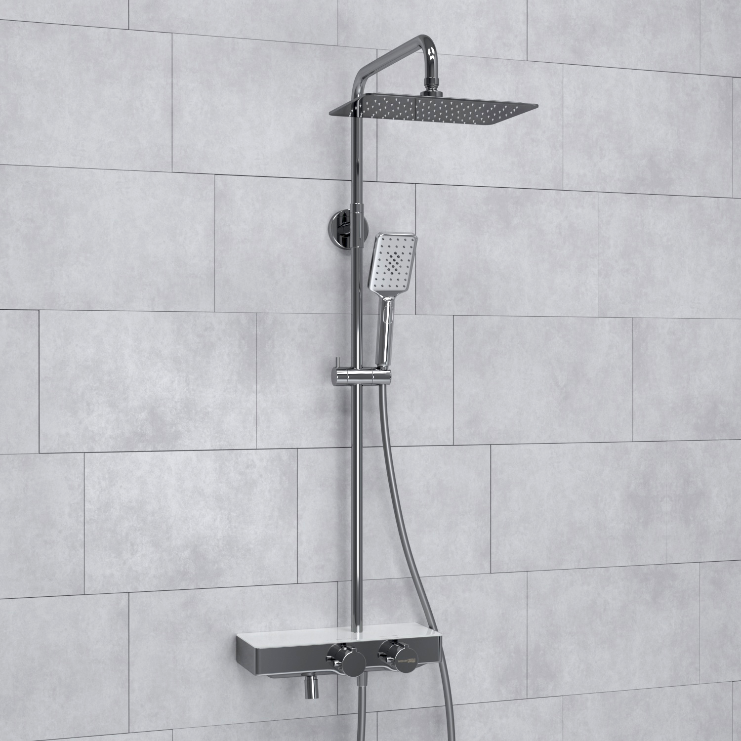 A113.069.126.CH Thermo Душевой комплект с термостатическим смесителем WasserKRAFT 