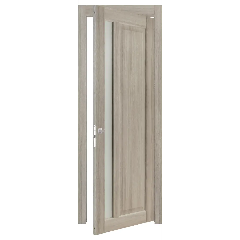 Дверь межкомнатная остеклённая Artens Мария 90x200 см, ПВХ, цвет шимо STLM-2194793 - Вид №5