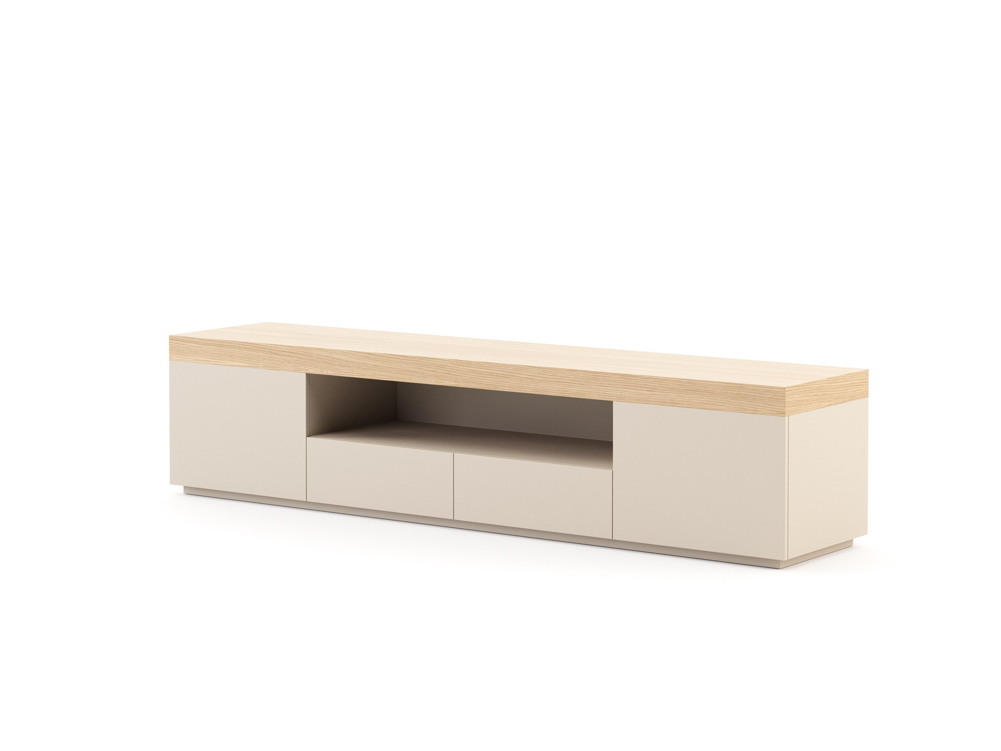 Деревянный шкаф для телевизора с распашными дверцами Stylish Club Кашкайш ARCH-00090609 - Вид №5