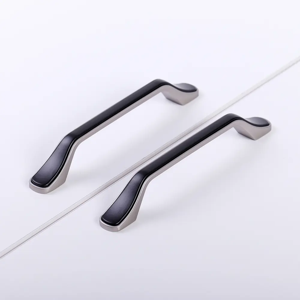 87377501 Ручка-скоба мебельная L4.026 ЦАМ 128 мм цвет никель STLM-1012507 LARVIJ  - Вид №5