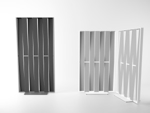 Отдельно стоящая офисная перегородка из синтетического волокна