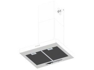 90864754 Настенная вытяжка Ka-60w (p) 60 см цвет белый STLM-0414740 MAKING OASIS EVERYWHERE