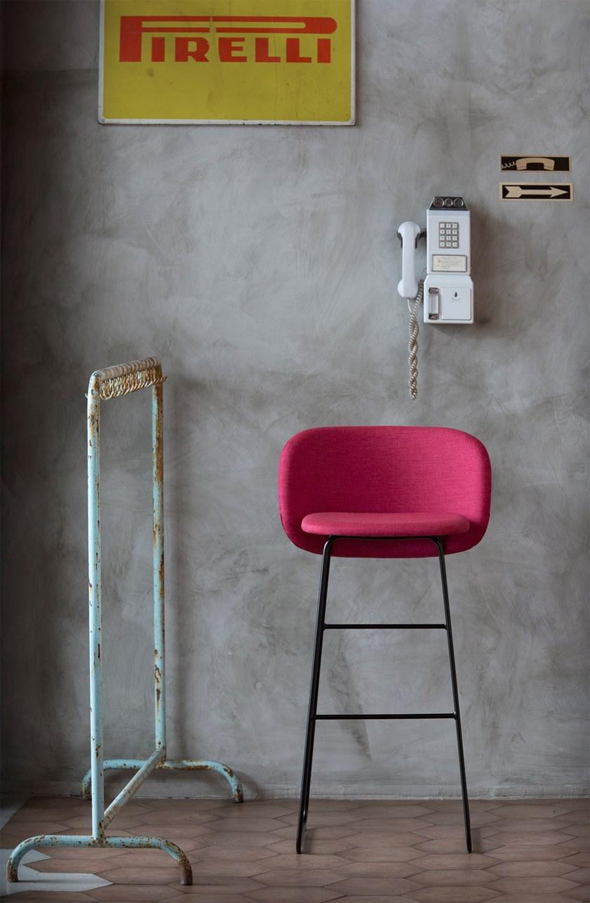 CHAIRS & MORE Высокий табурет из саночной ткани с подставкой для ног Chips sun-id-1472945 - Вид №3