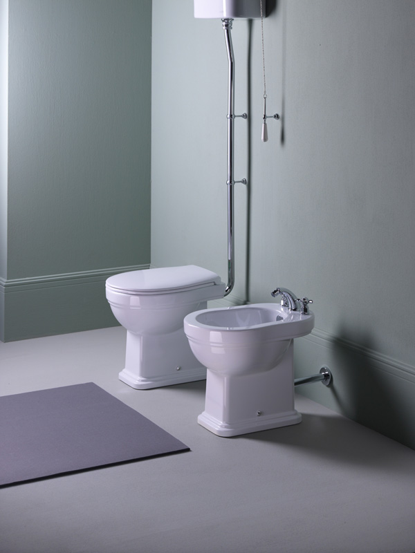 871011 Приставной унитаз напольный Белый GSI ceramica Classic Италия - Вид №6