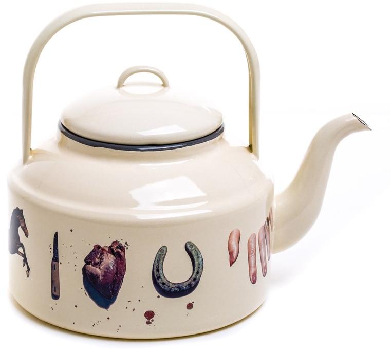 Seletti Эмалированный металлический чайник Seletti wears toiletpaper sun-id-1479131 - Вид №2