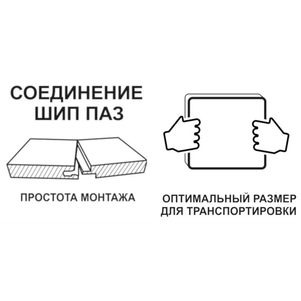 Плита ДСП Белфаст 16 мм 900x1200 мм. 1.08 м2 QUICKDECK STLM-2022086 - Вид №2