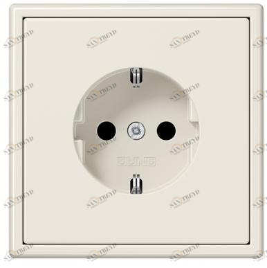 JUNG Пластиковая электрическая розетка Ls 990 sun-id-1446200