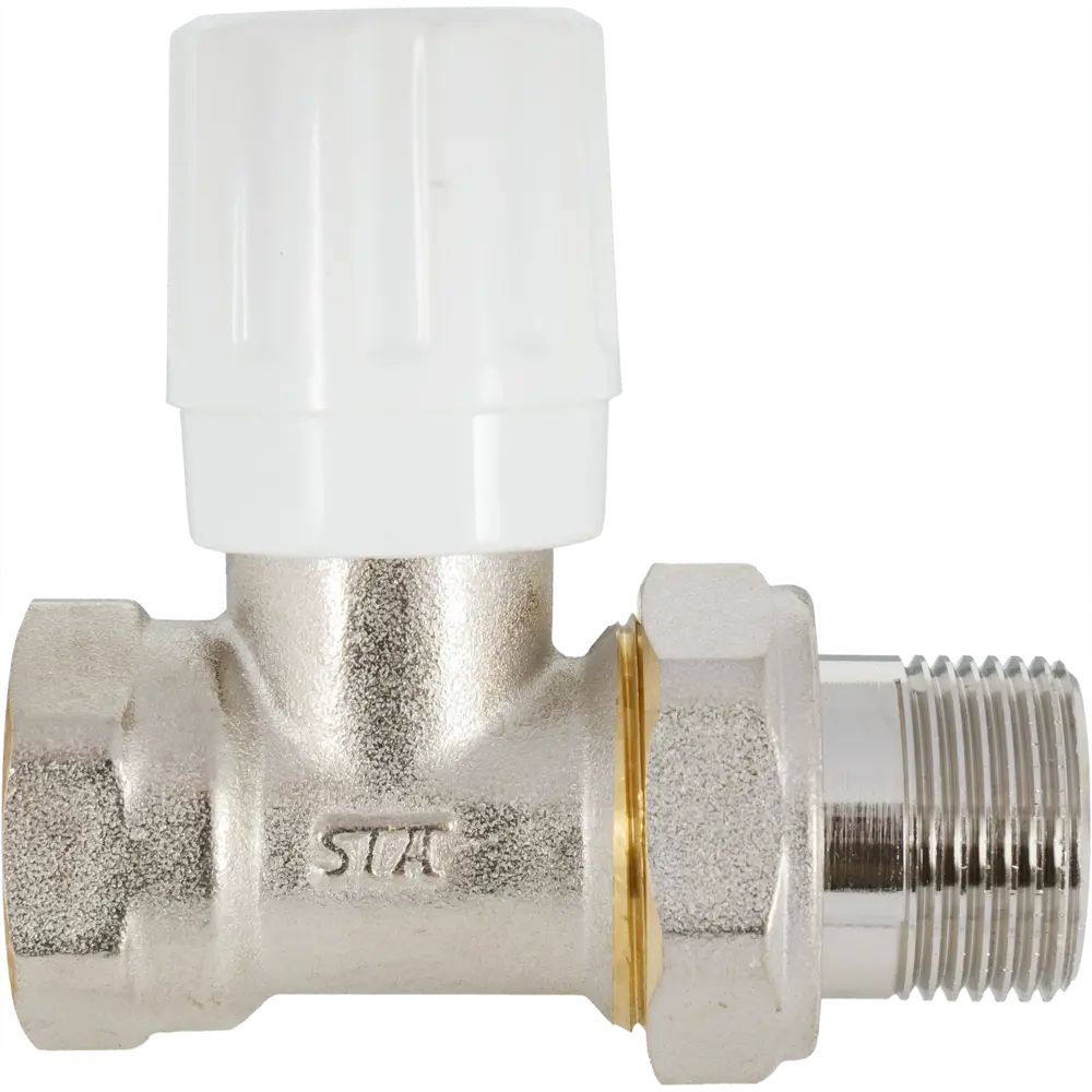 Вентиль для радиатора прямой Бизон 3/4" латунь STLM-2073084 - Вид №1