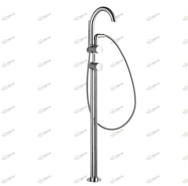 MINA Смеситель для ванны напольный с ручным душем Giotto 29950400t