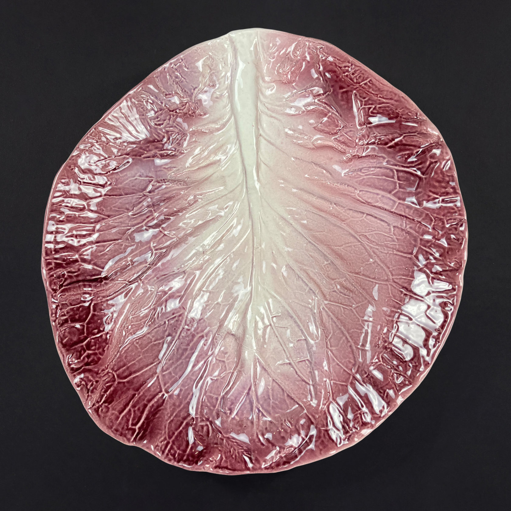 Тарелка «Лист салата» Фиолетовый PROVANSFAIENCE  - Вид №2