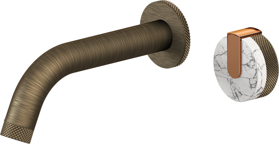 E-11535-R2MW-L1RG-VBB Настенный прогрессивный смеситель скрытого монтажа для раковины GRAFF MOD+