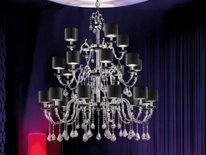 Masiero Люстра из латуни с кристаллами накаливания Eternity