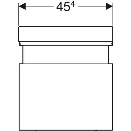 808500000 Табурет Geberit Renova Comfort Geberit  - Вид №3