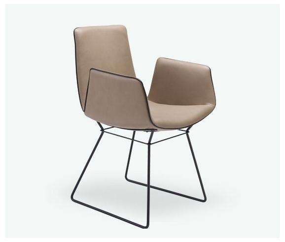 Freifrau Кожаное кресло с салазками и подлокотниками Amelie sun-id-1497636 - Вид №1