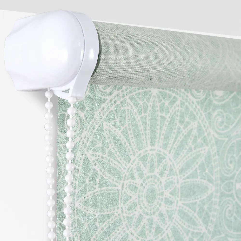 Штора рулонная «Мандала» 180х175 см, цвет бирюзовый GARDEN Нео-классика STLM-2083041 - Вид №1