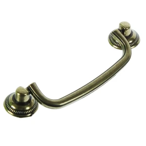 Мебельная ручка-скоба RS097AB.3 96 мм античная бронза