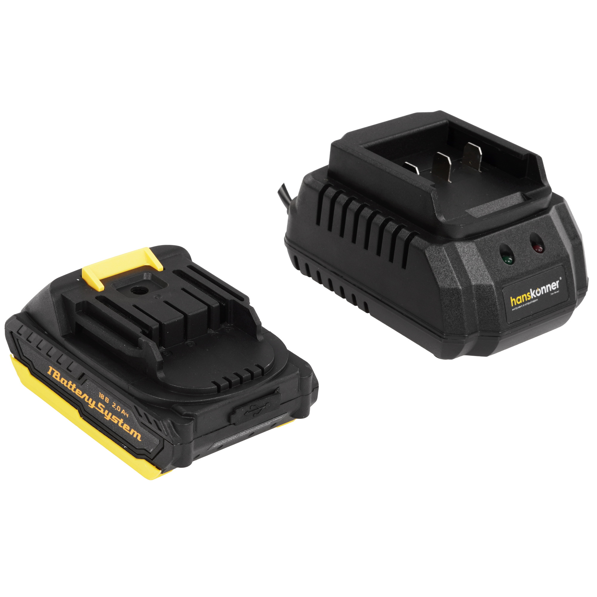 Дрель-шуруповерт Hanskonner HCD1865I 1BatterySystem 18V 9127192 STDN-0067932 - Вид №6