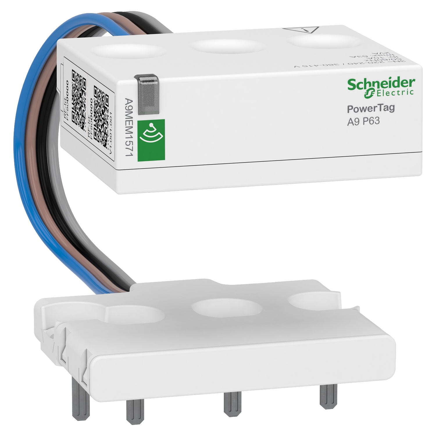 A9MEM1571 Беспроводной датчик PowerTag 63А DPN 4P ВЫШЕ АППАРАТА =S= Schneider Electric PowerLogic 