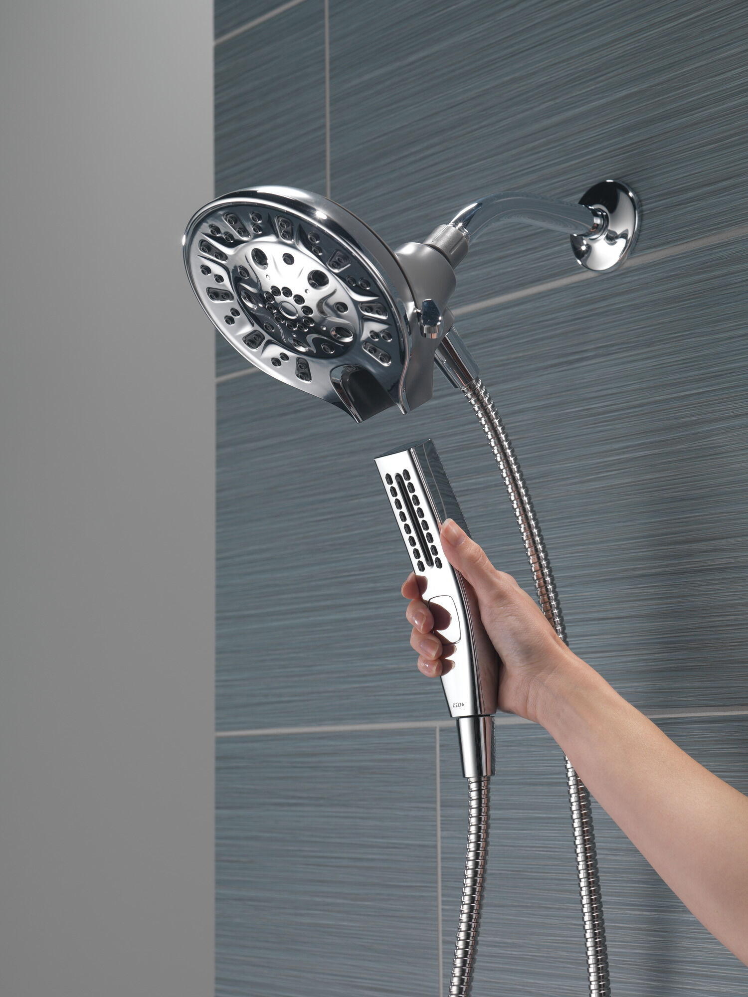 Душевая лейка Palm® с 5 струями Delta Faucet 75505WH - Вид №5