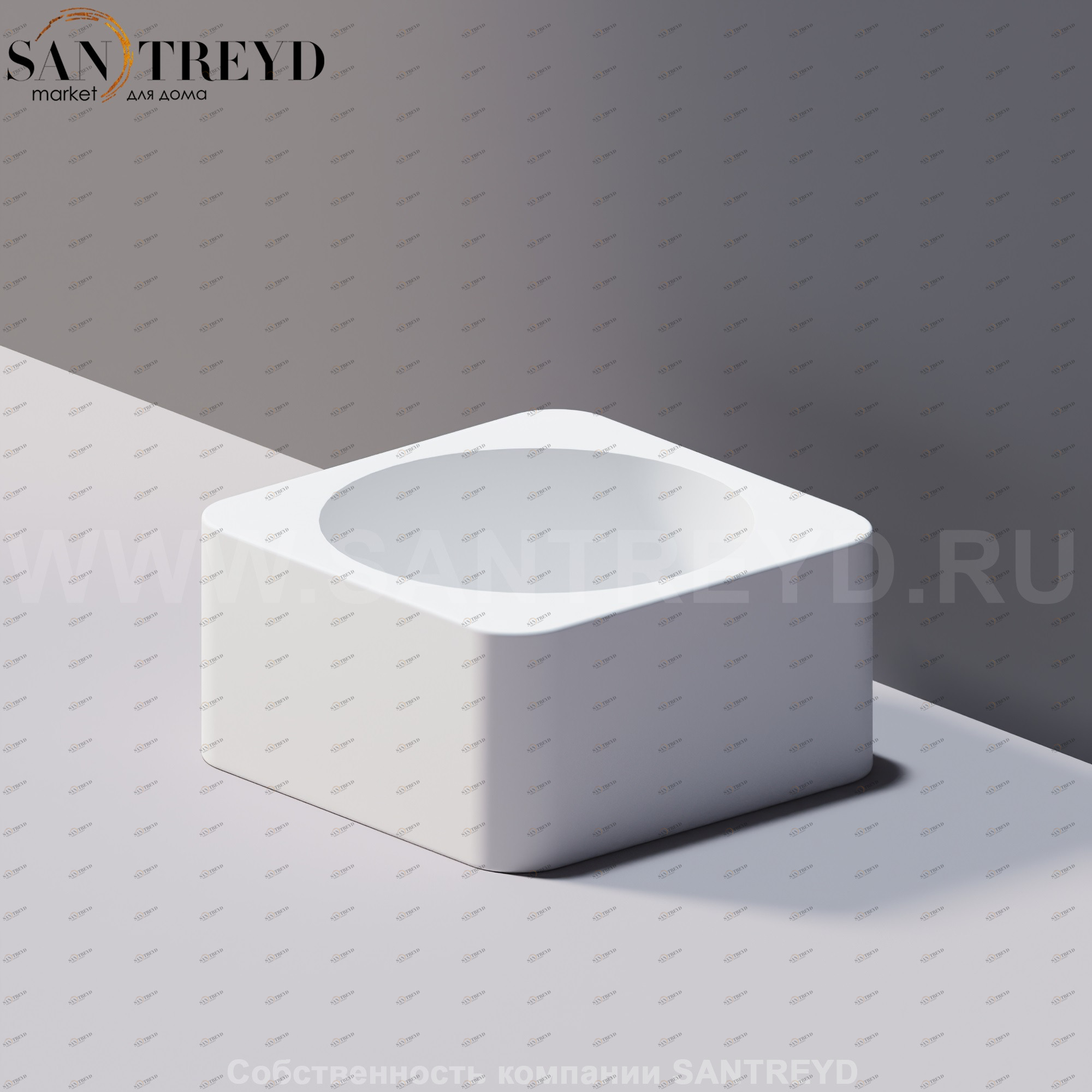 Agape SURF Контейнер для аксессуаров белый ACOM632Z