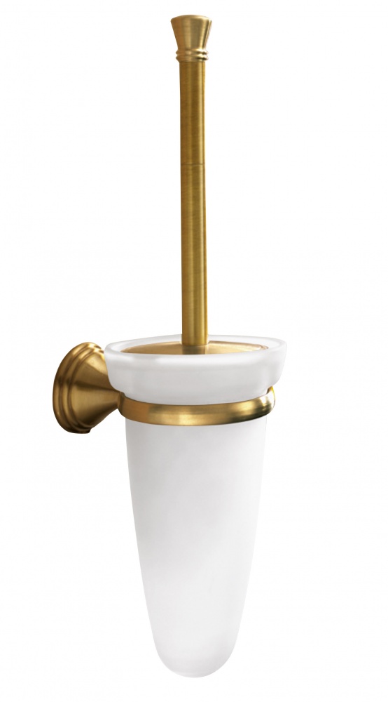 7533/03(44) Gedy G-Romance, настенный стеклянный ёрш, цвет бронза