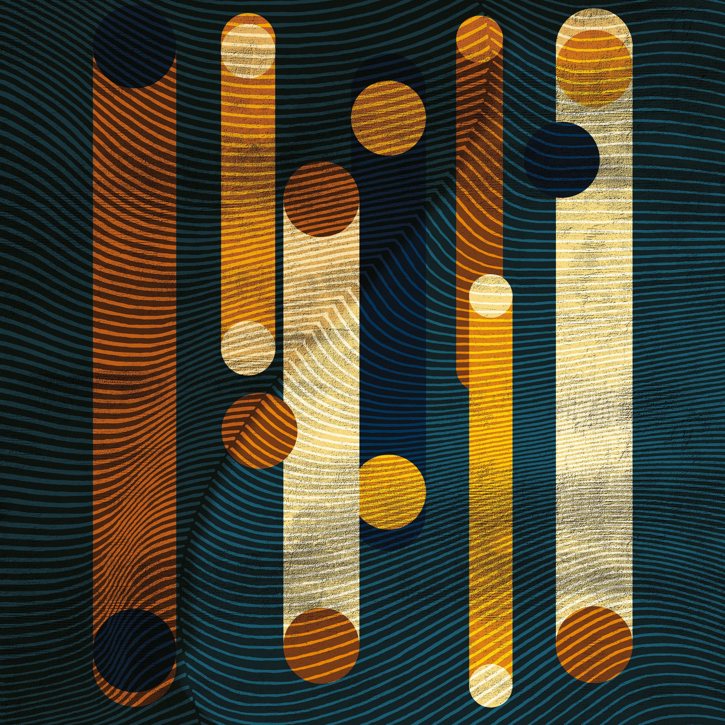 Ковер с рисунком Inkiostro Bianco Travelogue ARCH-00035057 - Вид №3