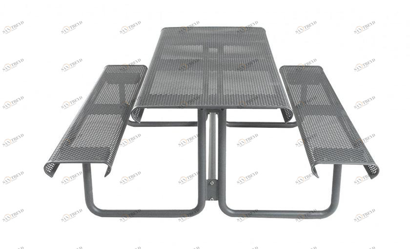 Euroform W Металлический стол для пикника со встроенными скамейками  571 