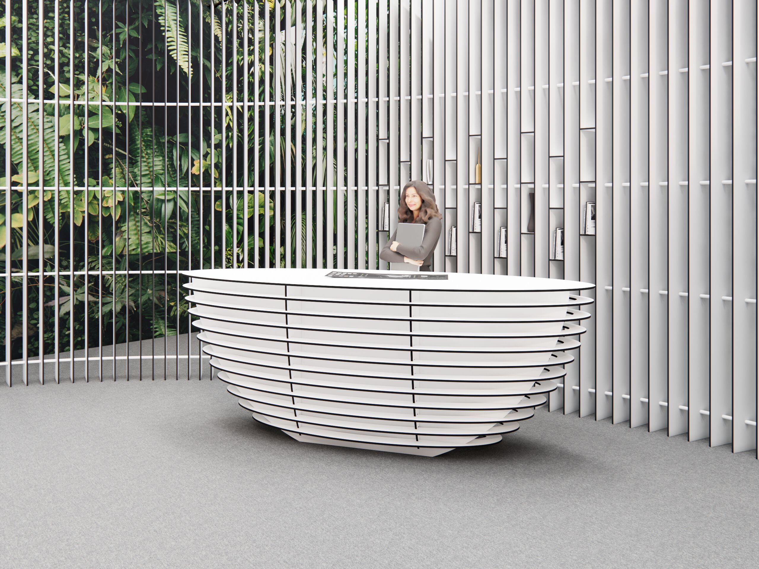 Banco reception MaxForm Shape ARCH-00034530 - Вид №1